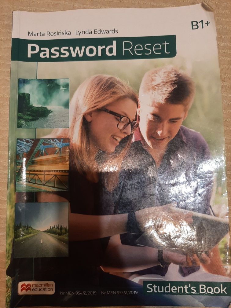 Password reset B1+ podręcznik