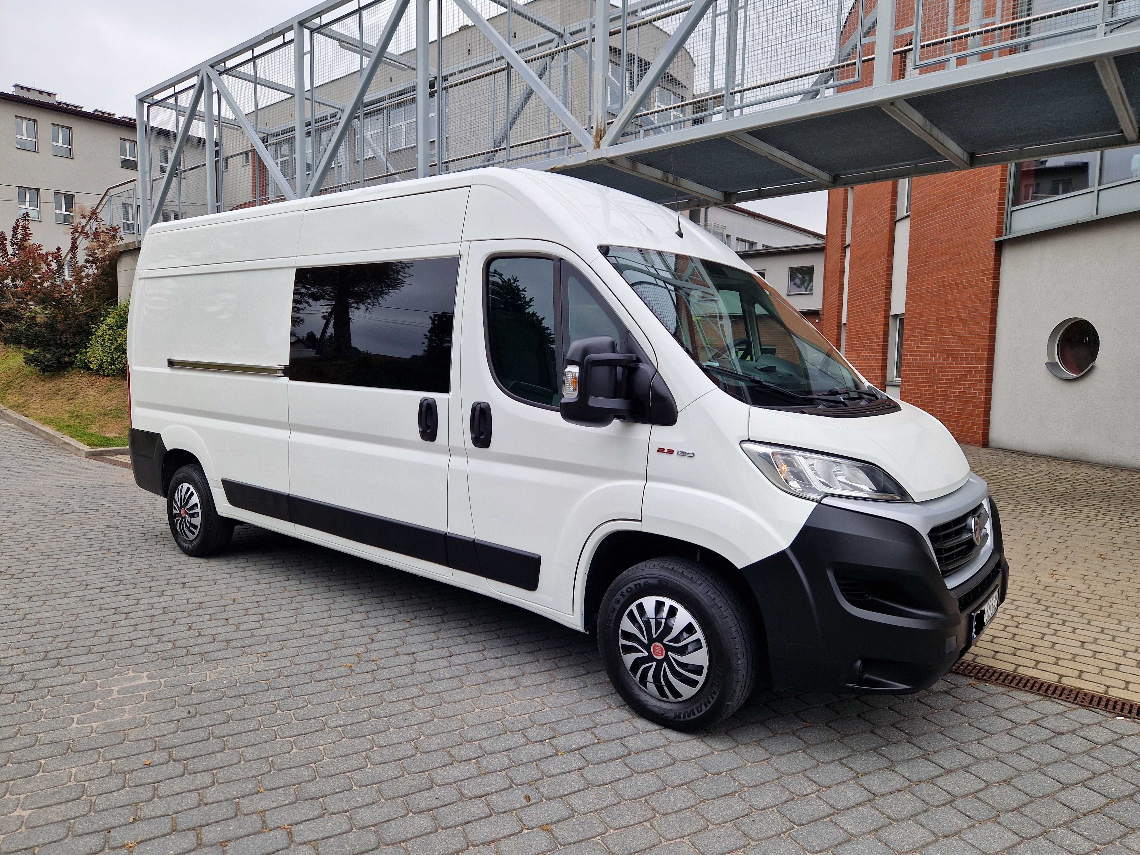 Fiat Ducato Furgon L3H2 6 7 Brygadówka Hak F-Vat 23% master Leasing