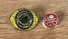 Pin znaczek przypinka Avengers Marvel Dr Strange Hydra