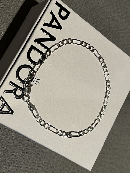 Nowa bransoletka splot figaro srebro 925 elegancka