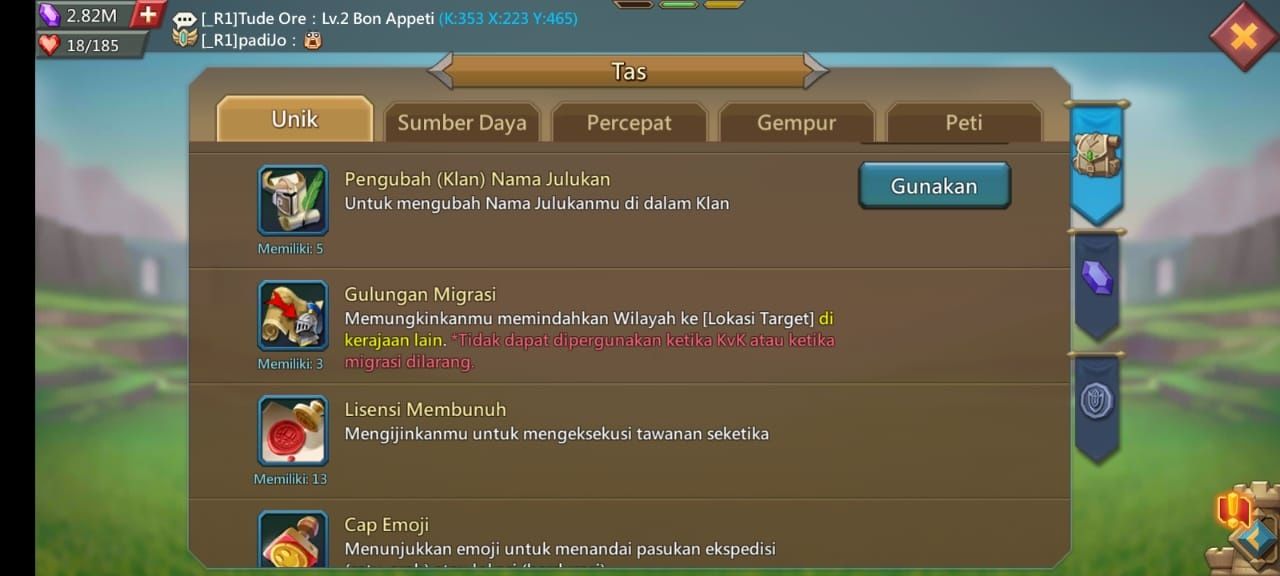 Lordsmobile używana gra na pc android
