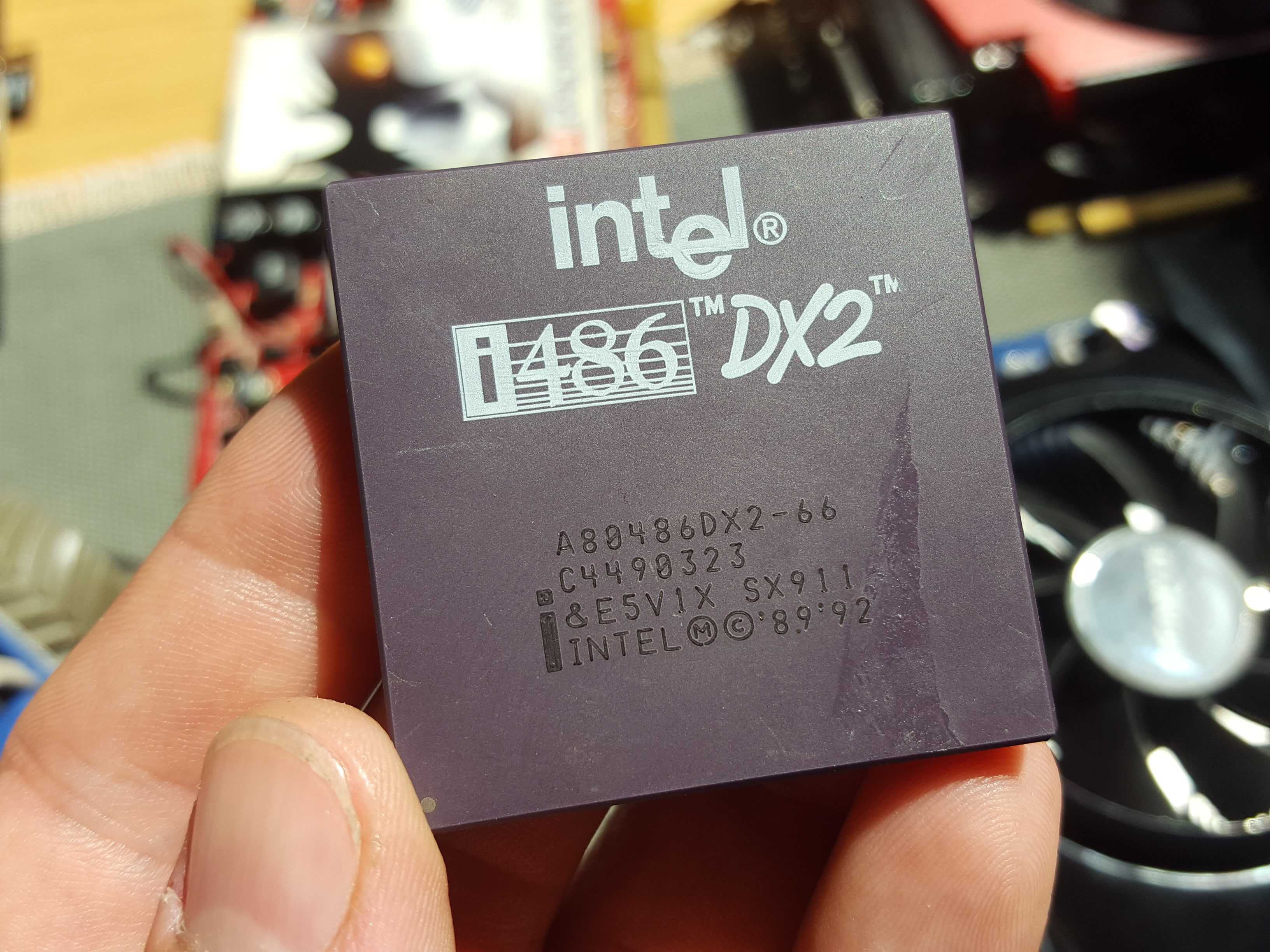 Procesor CPU INTEL i486 DX2 66 MHz SOCKET 168