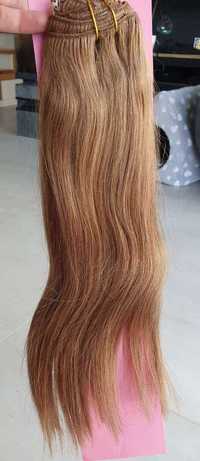 Naturalne włosy Clip In 40 cm 120g