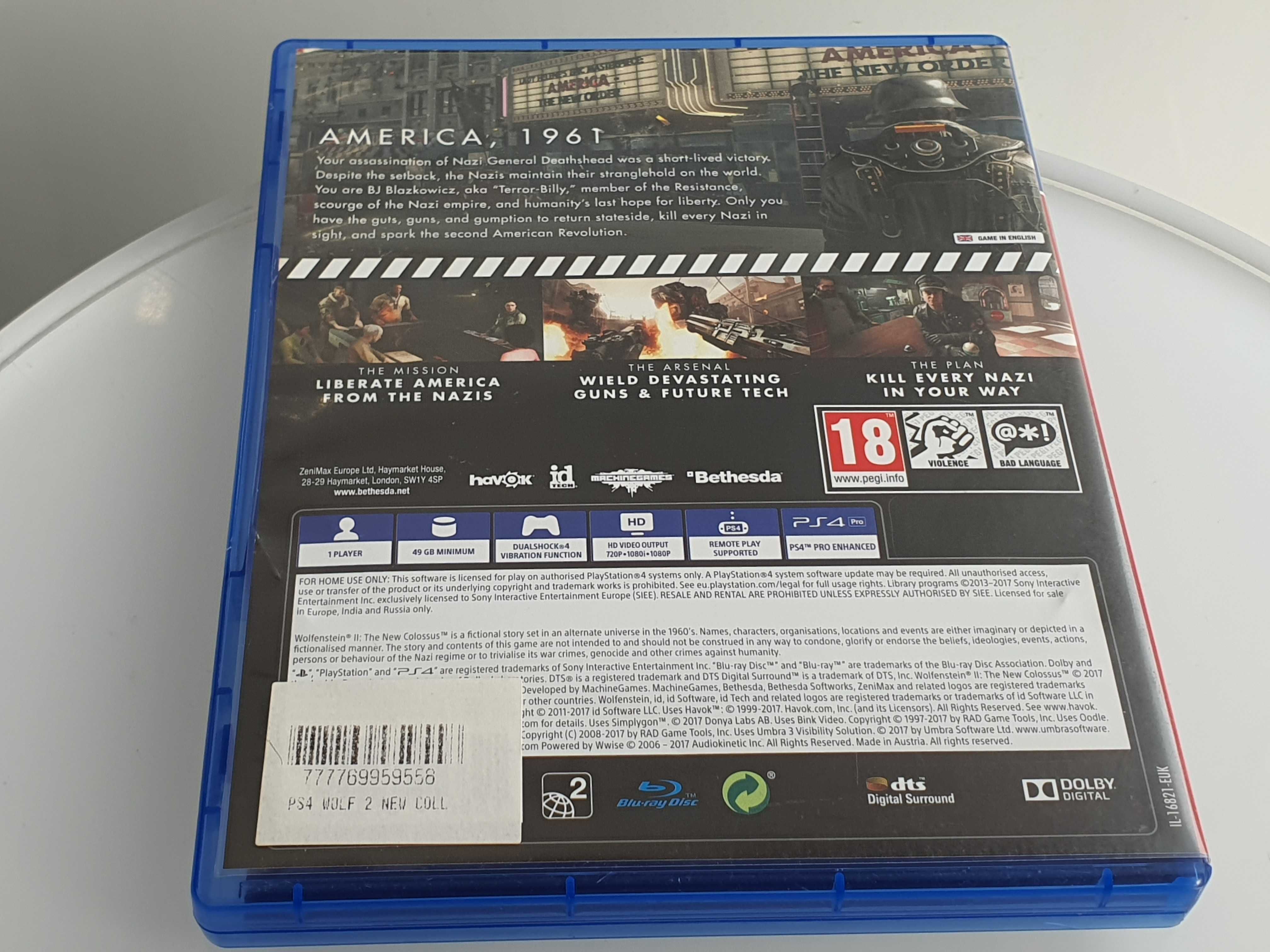Wolfenstein II PS4 PS5 Sklep Zamiana