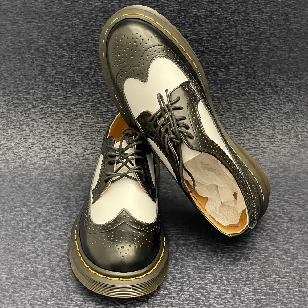 Glany allcapone półbuty mokasyny oxfordki derby eleganckie martensy