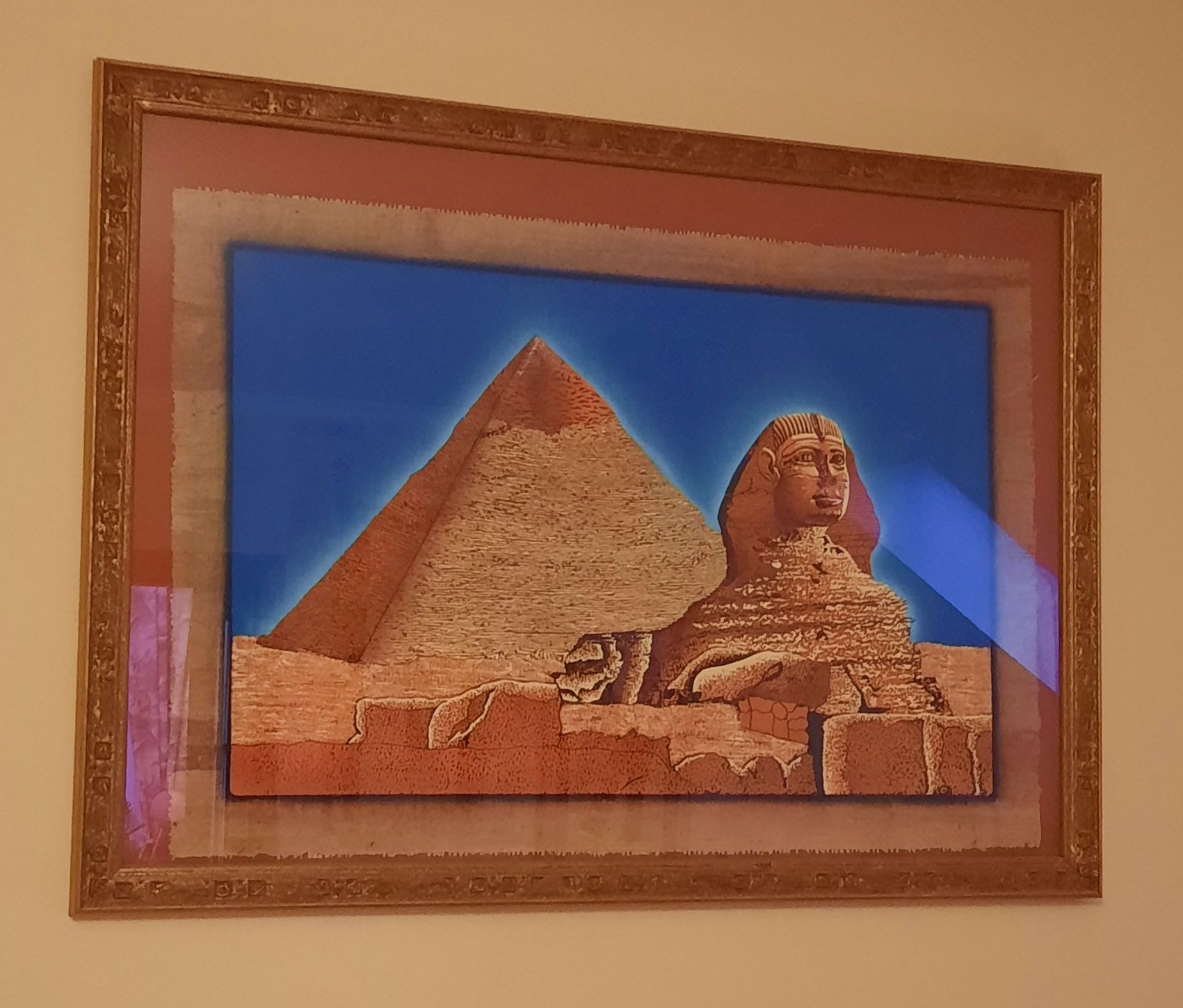 9 картин на папірусі Єгипет Фараон