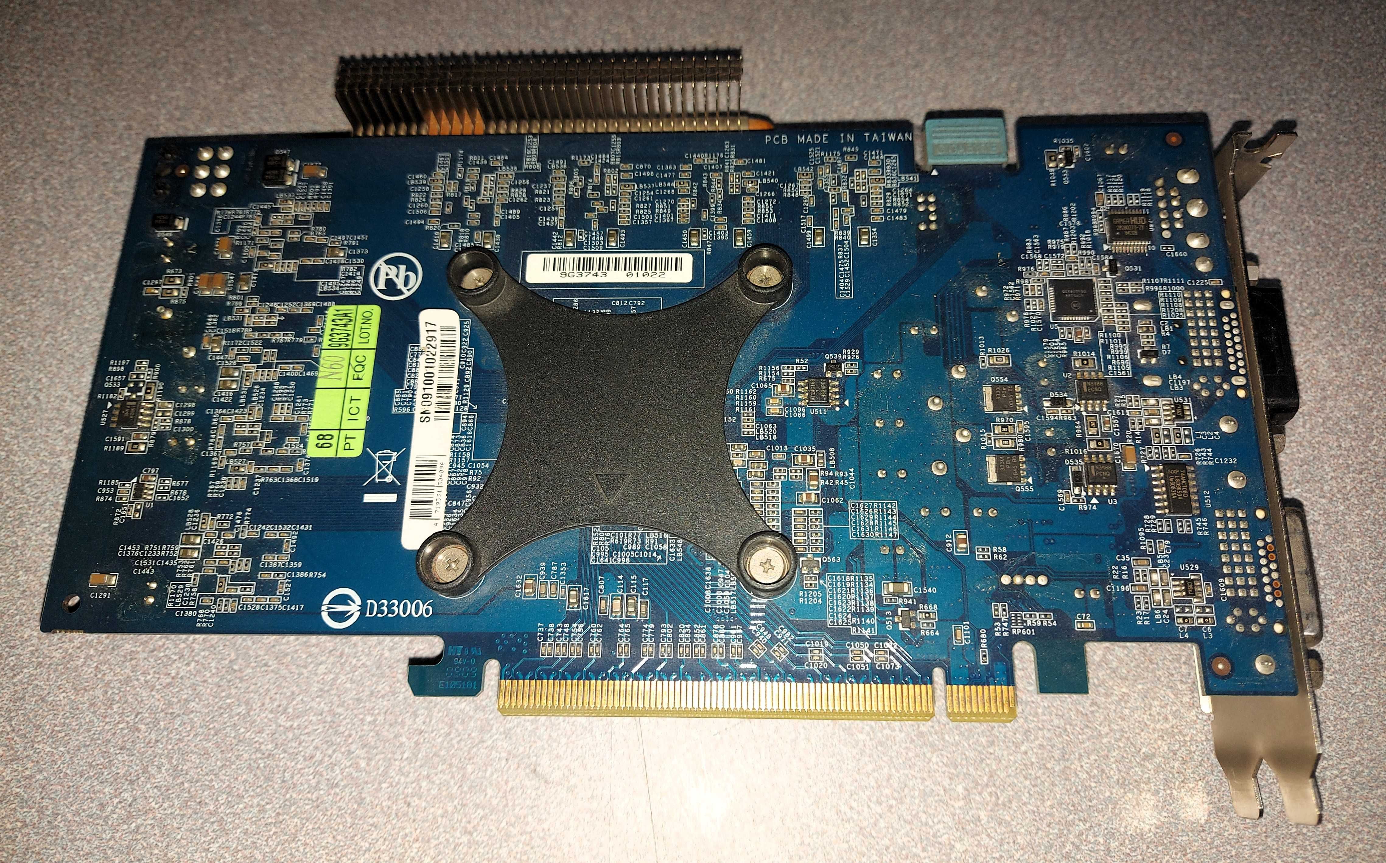 Karta graficzna GIGABYTE GV-N96GMC-512H NVIDIA GeForce 9600 GT