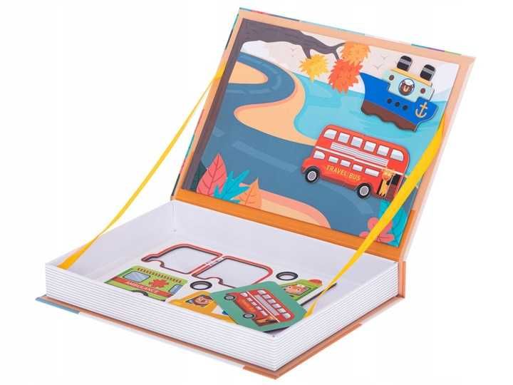 Zabawka Klocki magnetyczne, układanka, puzzle - tablica