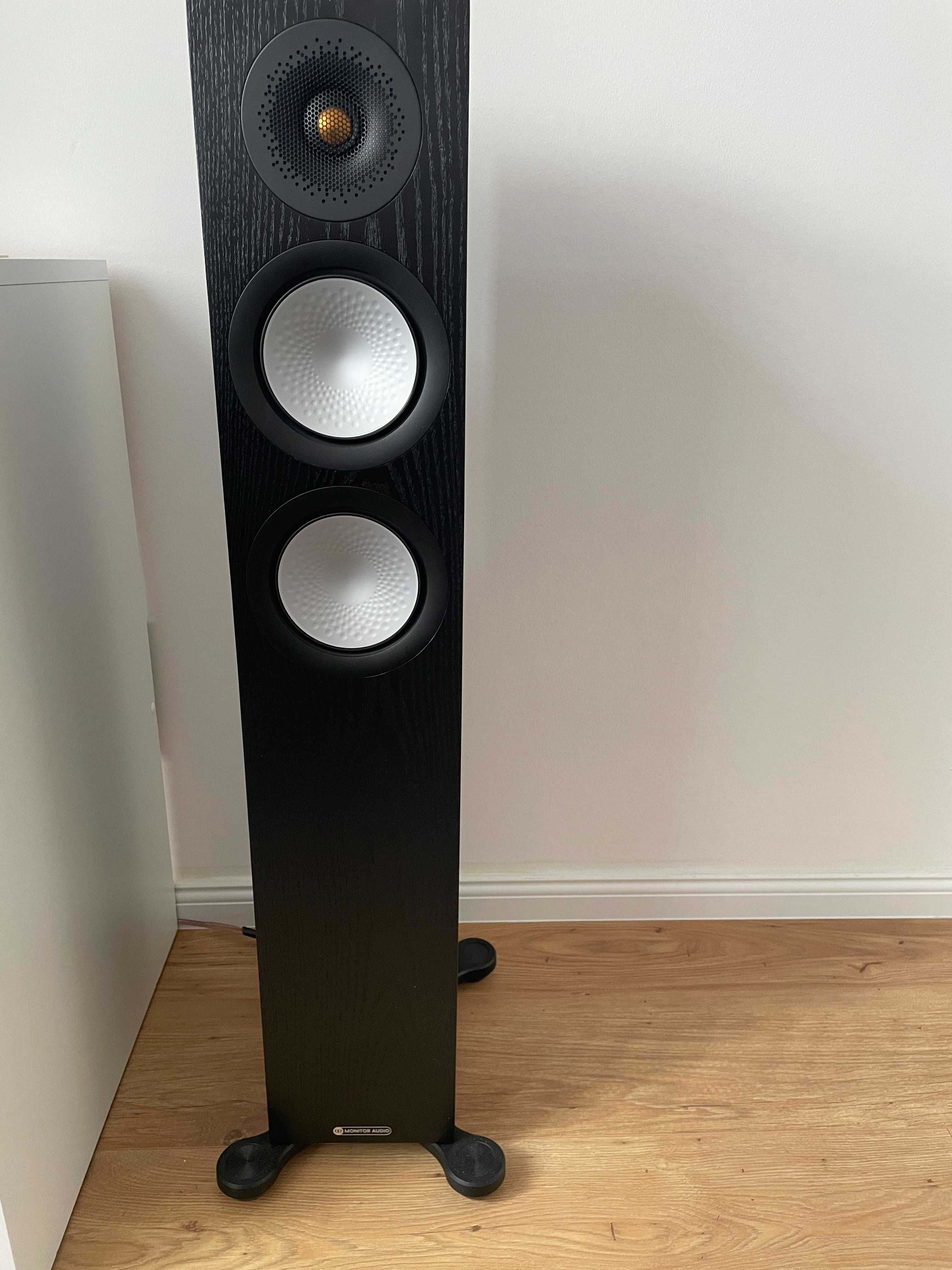 ever solo dmp A6, Wzmacniacz ever solo, kolumny monitor audio silver.
