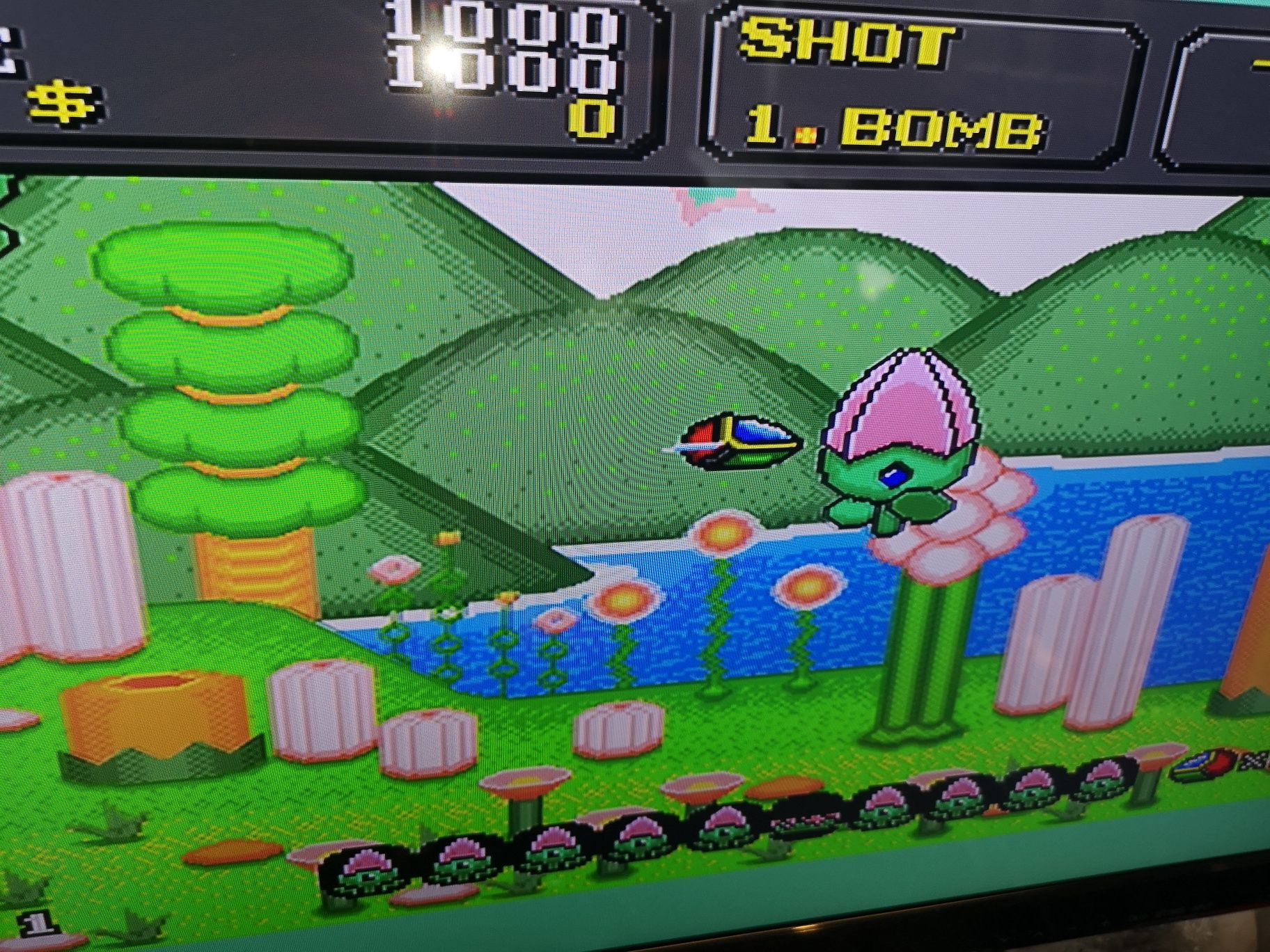 Super Fantasy Zone SEGA MEGA DRIVE gra (oryginał testowany Box)