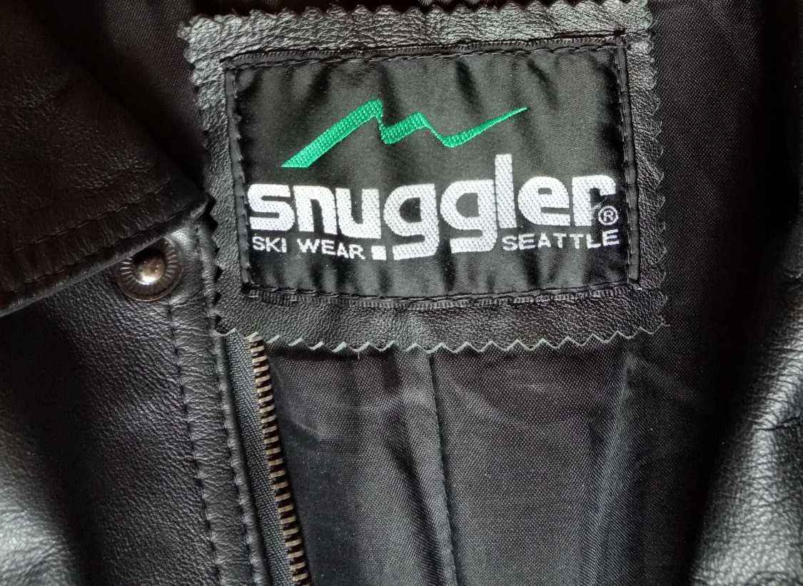 Кожаный плащ Snuggler Seattle Sky Wear, сезон осень-весна размер S