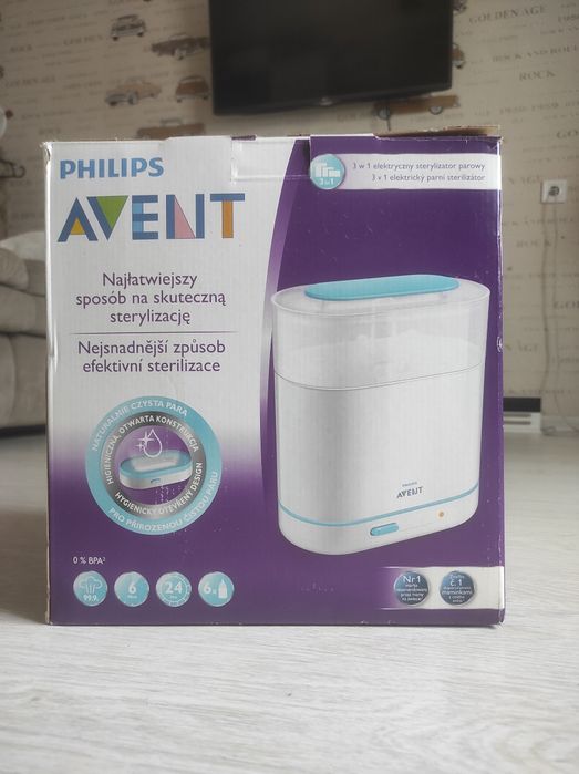 Стерелізатор Philips Avent Електричний паровий стерилізатор "3 в 1"