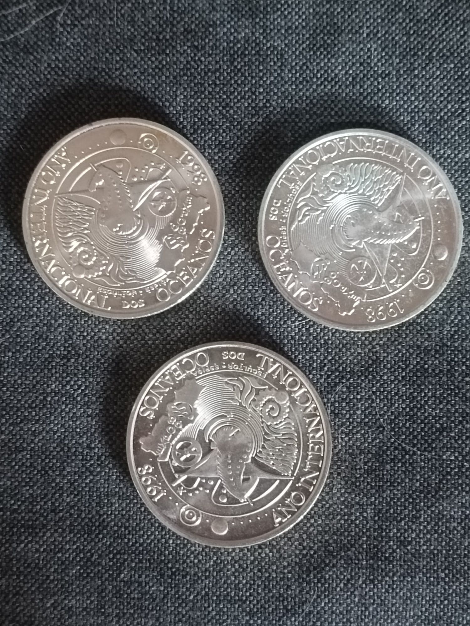 Moedas Ano internacional dos oceanos.