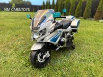 Motorek Pojazd Motor BMW Policja na akumulator auto Autko elektryczny
