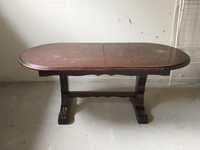 Stół rozkładany / ława lite drewno, regulowana wysokość