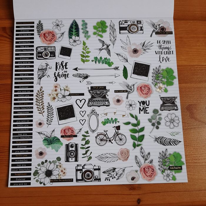 Zestaw papieru do scrapbookingu -  30 arkuszy