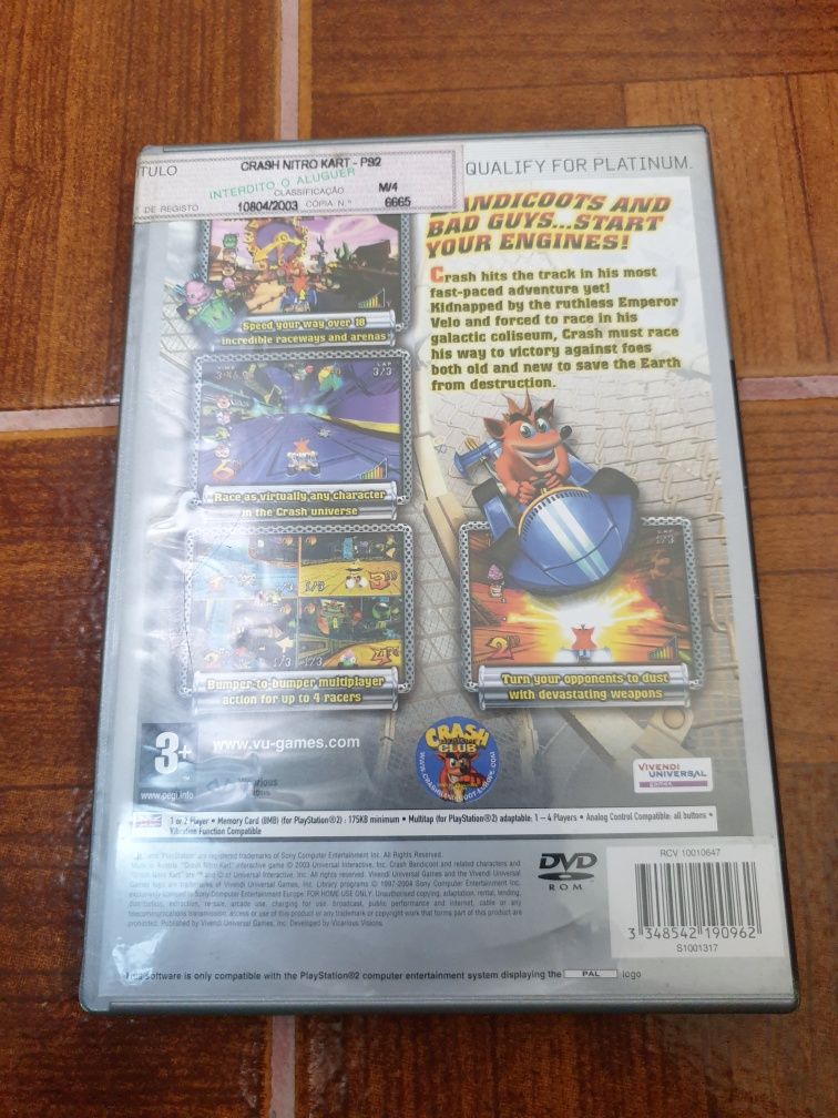 Crash bandicoot nitro kart