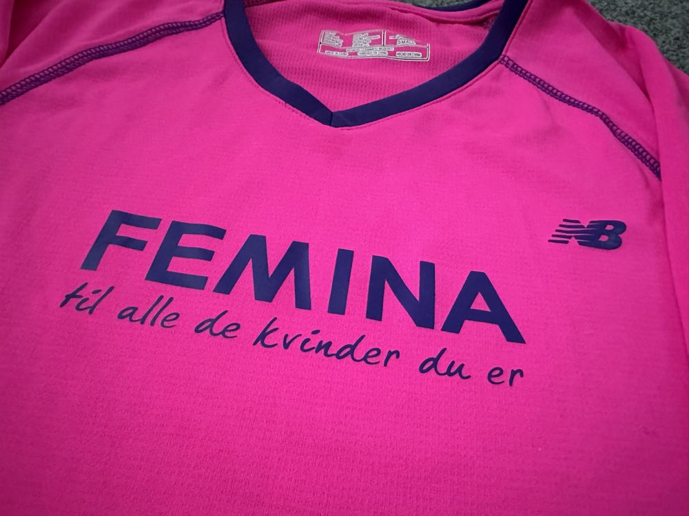 Nowa różowa bluzka funkcyjna koszulka sportowa New Balance Femina 36