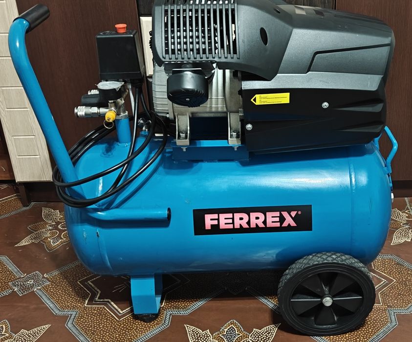 Компрессор FERREX 50л почти новый