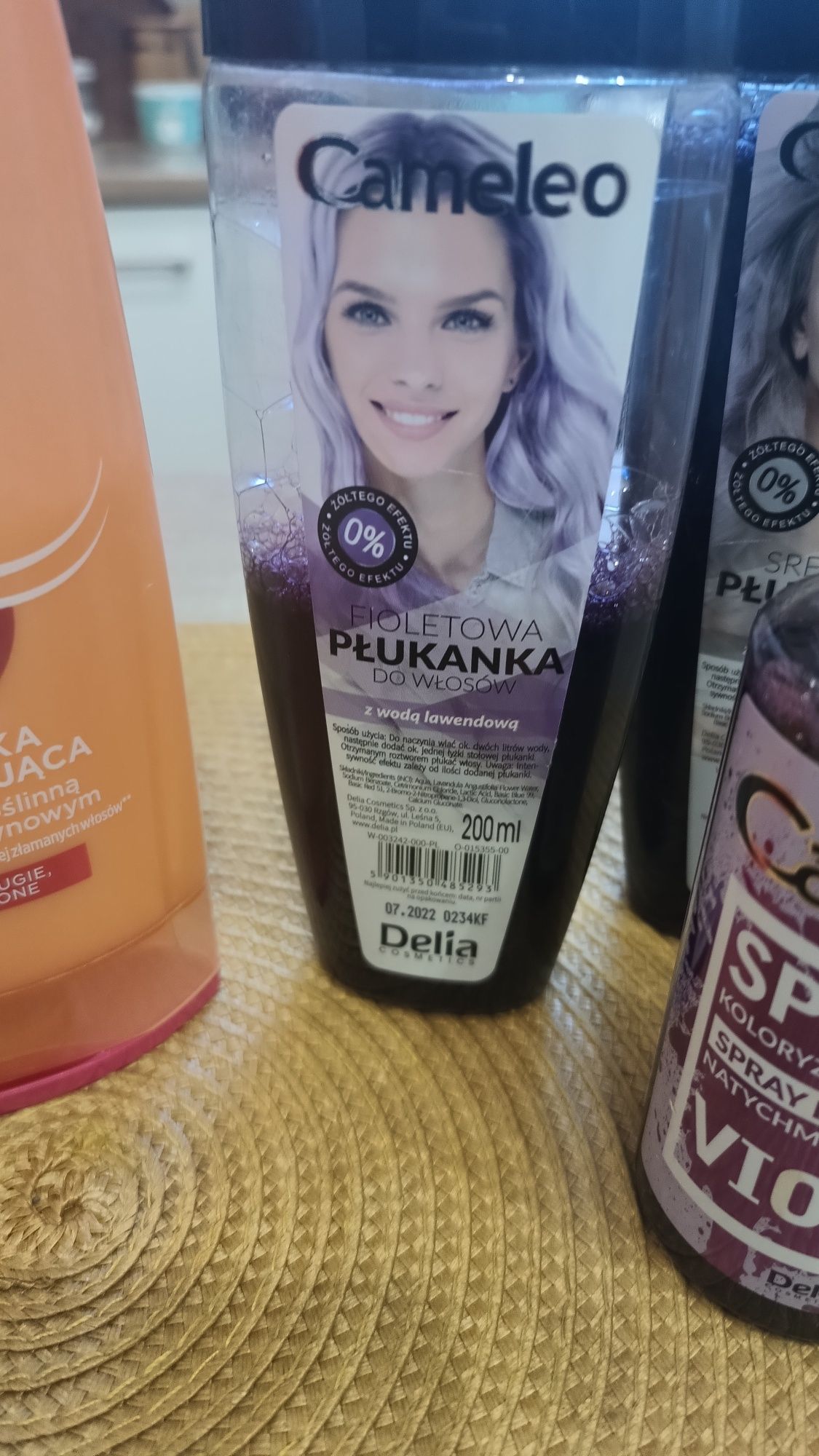 Zestaw Elseve ,Camelo płukanki do włosów blond