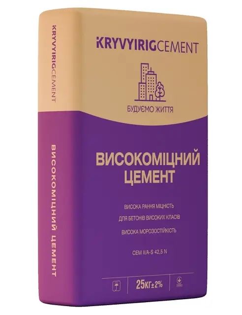 Цемент kryvyirig 25 кг