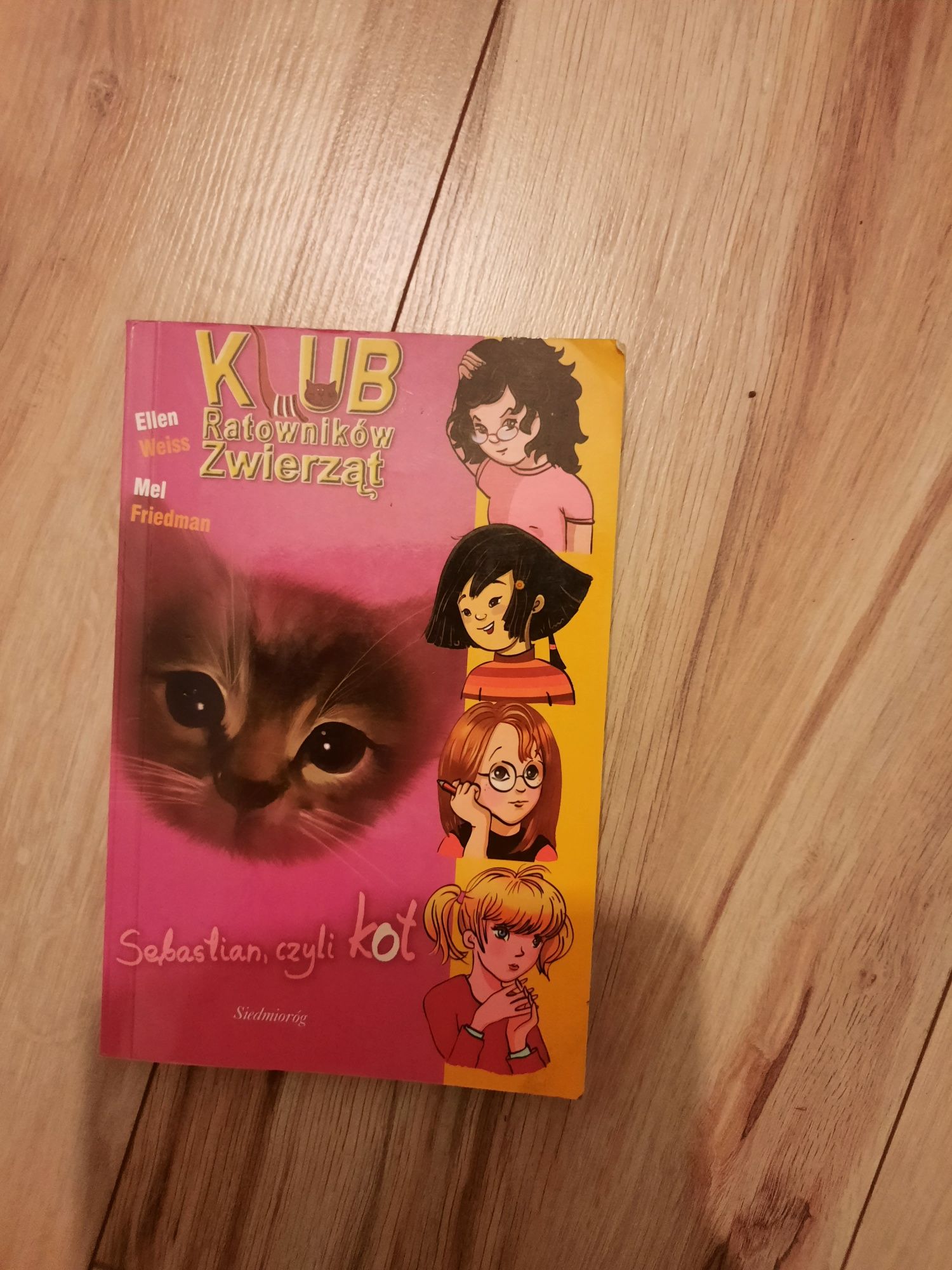 Klub ratowników zwierząt "Sebastian czyli kot " Książka