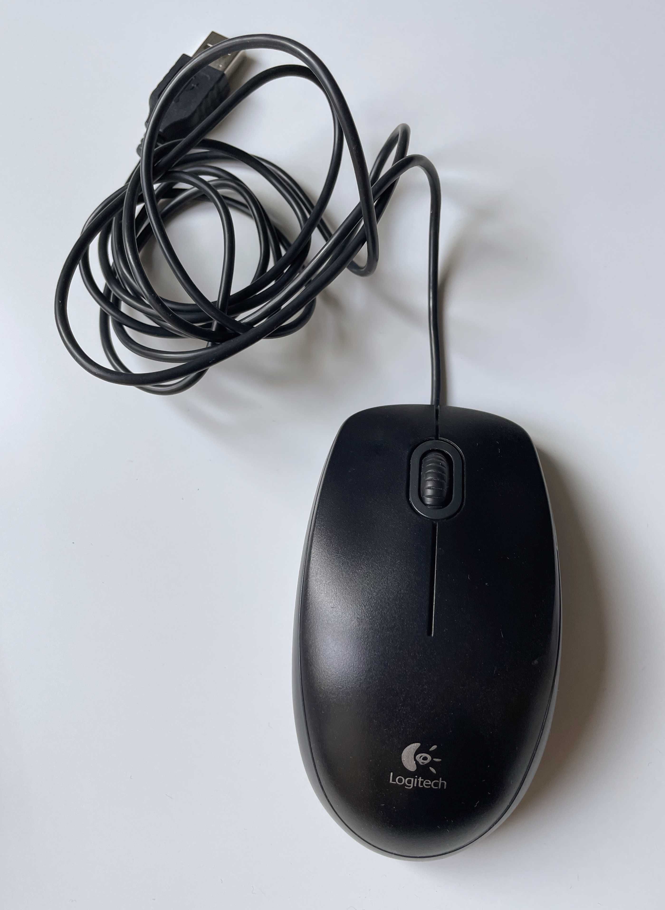 Logitech B100 - myszka przewodowa, czarna