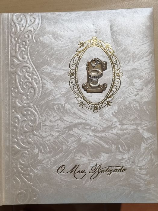 Álbum de fotografias em prata