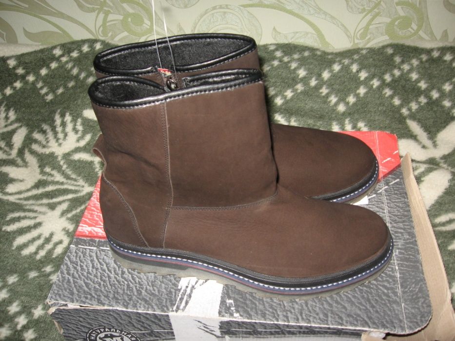 Продам сапоги зимние мида mida натуральная кожа нубук (новые)