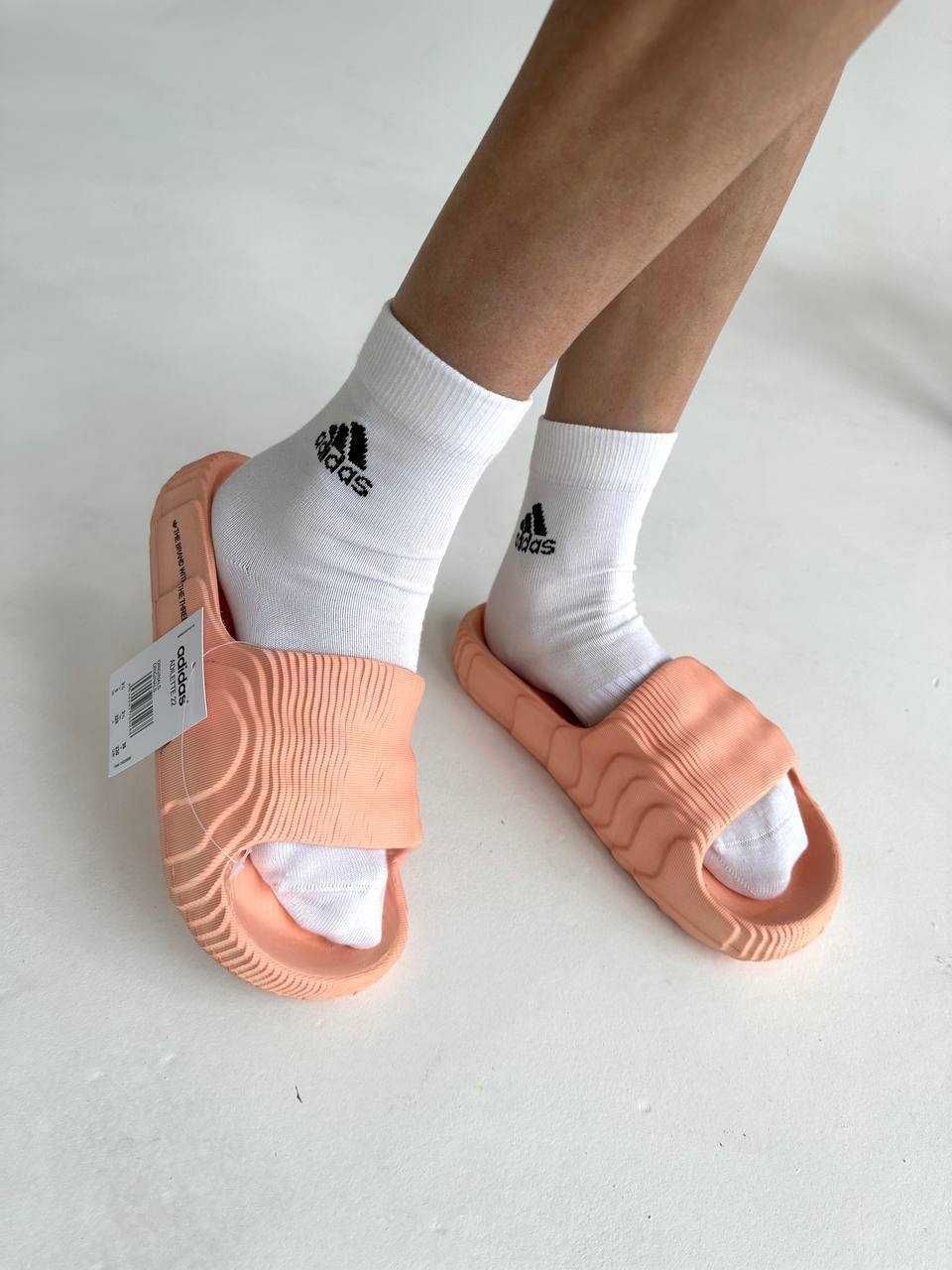 Тапочки Adidas Adilette Slides Peach / тапочки Адідас Аділет оранжеві
