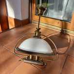 Lampa kuchenna, jadalniana, mosiężna