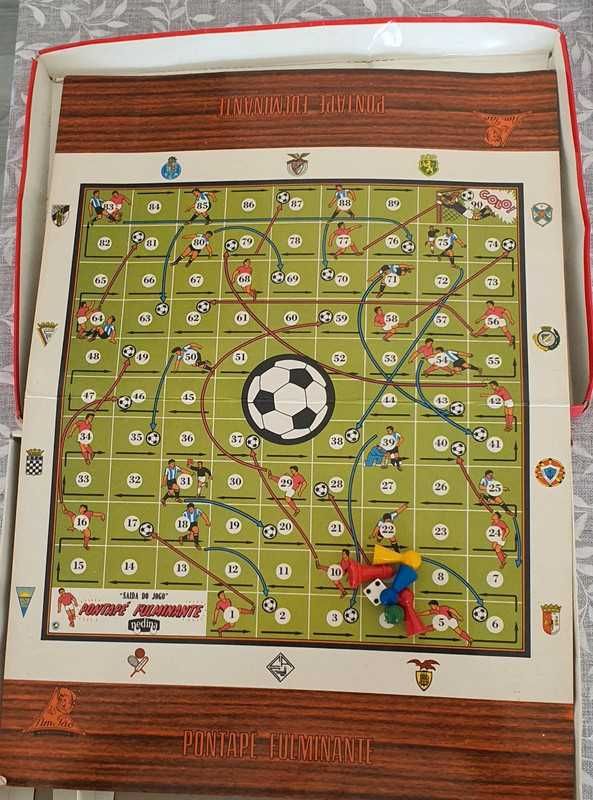 Jogo tabuleiro pontapé fulminante raro