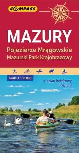 Mapa tur. - Mazury Pojez. Mrągowskie lam.. 1:50 000 - praca zbiorowa