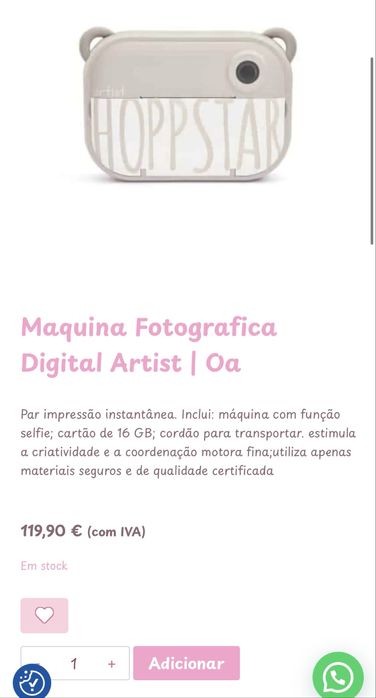 Maquina Fotografica Digital Infantil