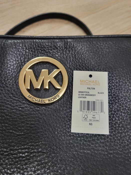 Torebka Michael Kors listonoszka fulton czarna