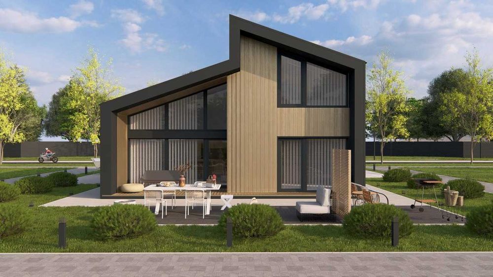 Каркасний будинок 130кв.м. Домокомплект