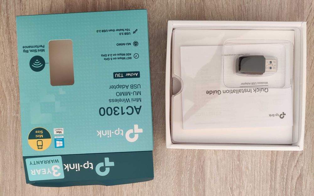 Vendo adaptador USB para captação de sinal WiFi TP Link AC1300