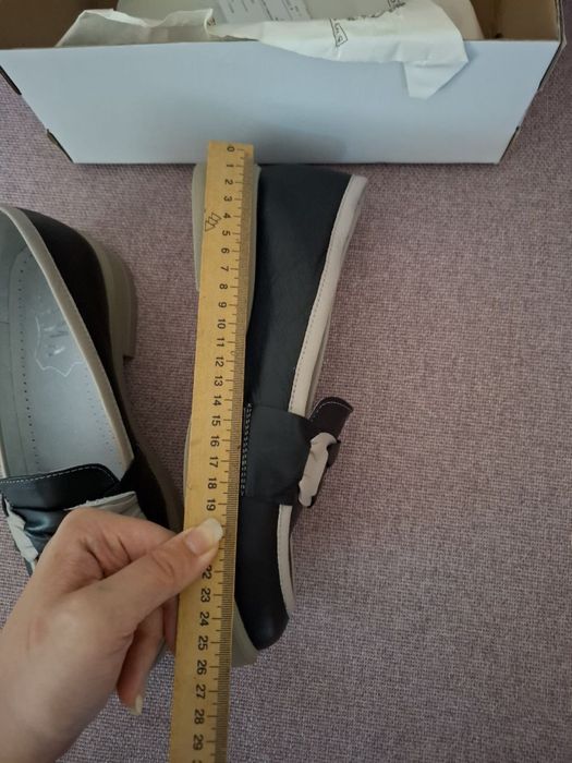 Туфлі лофери жіночі шкіряні  41 розмір