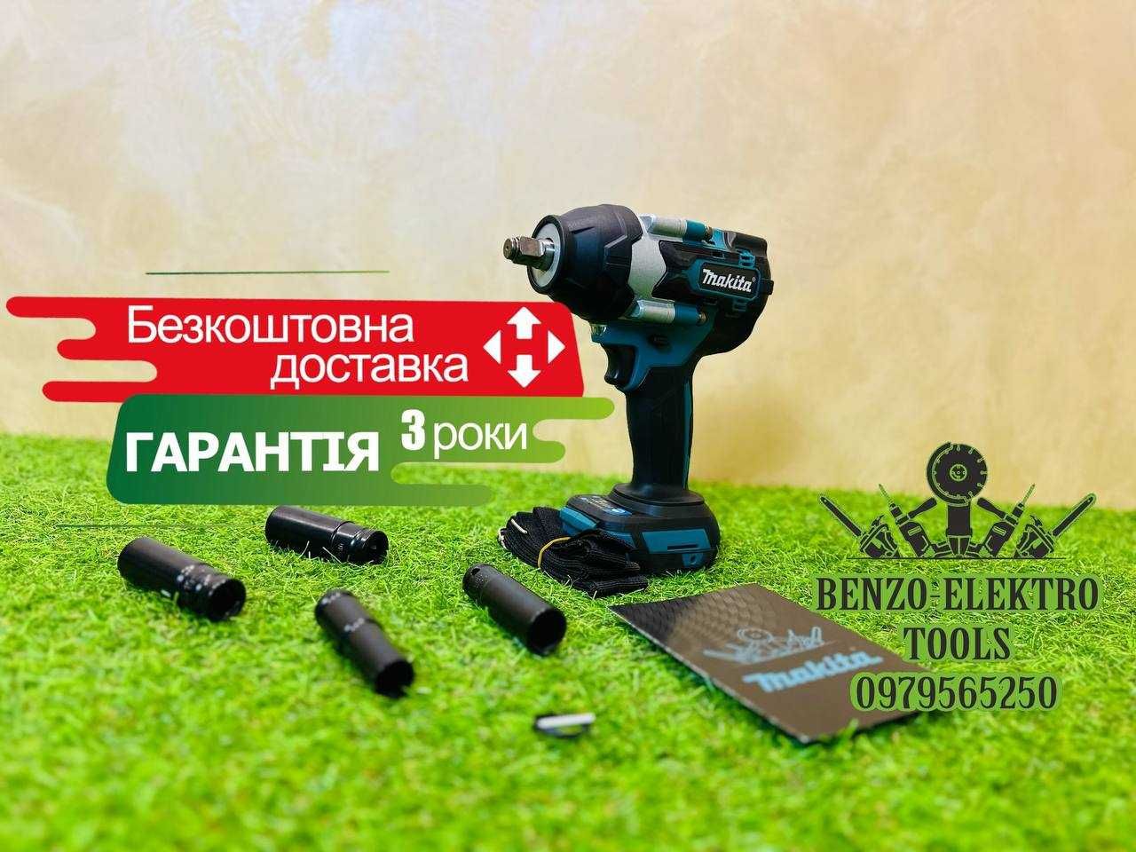 Аккумуляторный Гайкокрут Makita DTW850BL Бесщеточный 1/2 850Nm ТУШКА