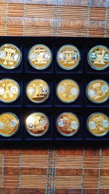 Medale Monety z certyfikatami, srebro i złoto
