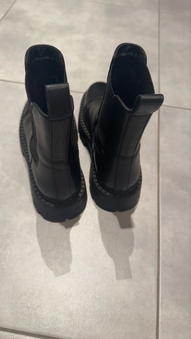 Жіночі чорні шкіряні челсі Negroni PRPY, 37 розмір