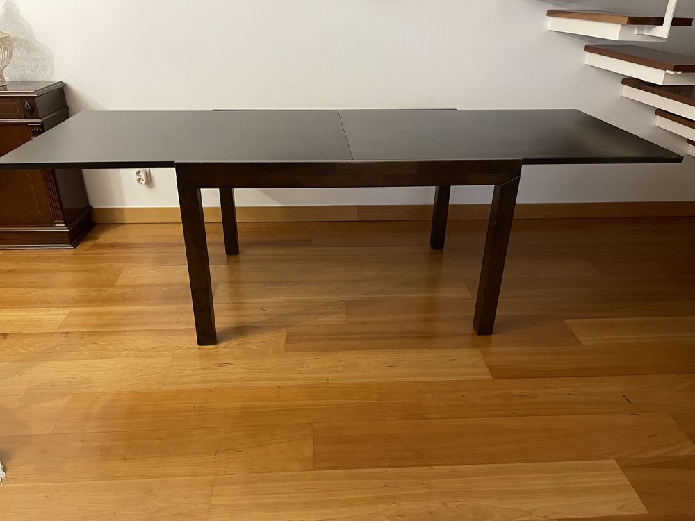Mesa wengue retangular extensivél 1,20/2,40