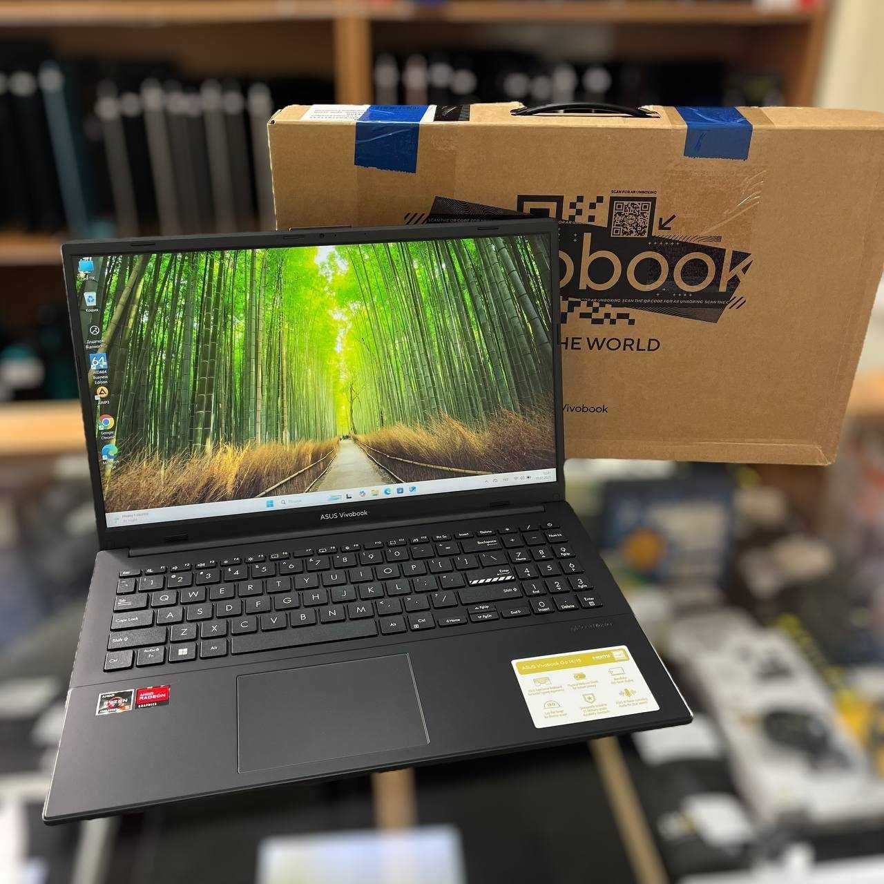 Ноутбук ASUS Vivobook GO 15 – Новий Ryzen 5 / 16GB / SSD 512GB 2024рік