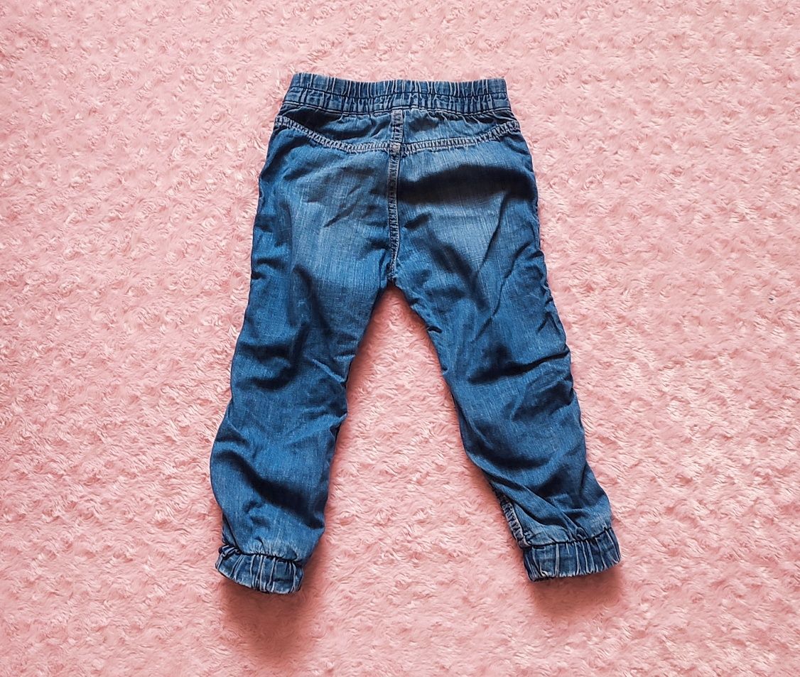 Spodnie jeansowe haremki alladynki r.98