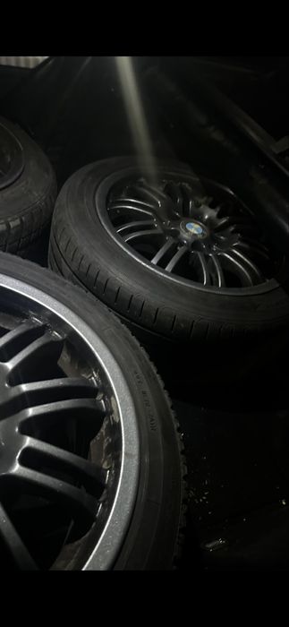 Sprzedam komplet felgi 5x120 bmw e46 17 cali