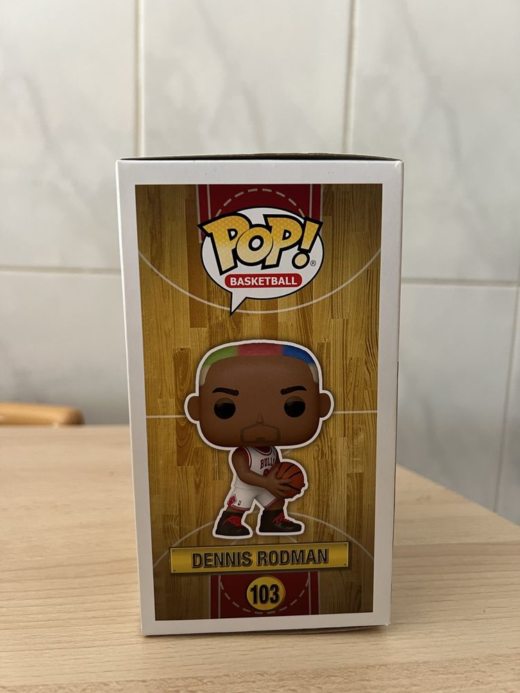Caixa funko pop Dennis Rodman