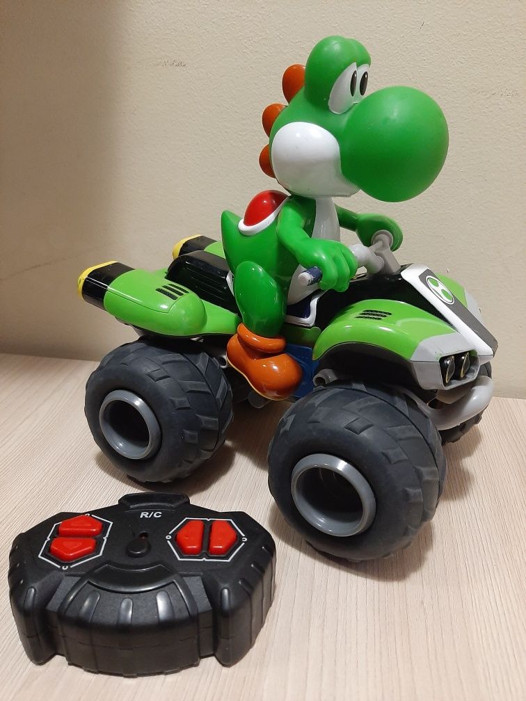 Машинка квадроцикл Yoshi Йоши на пульте carrera mario kart