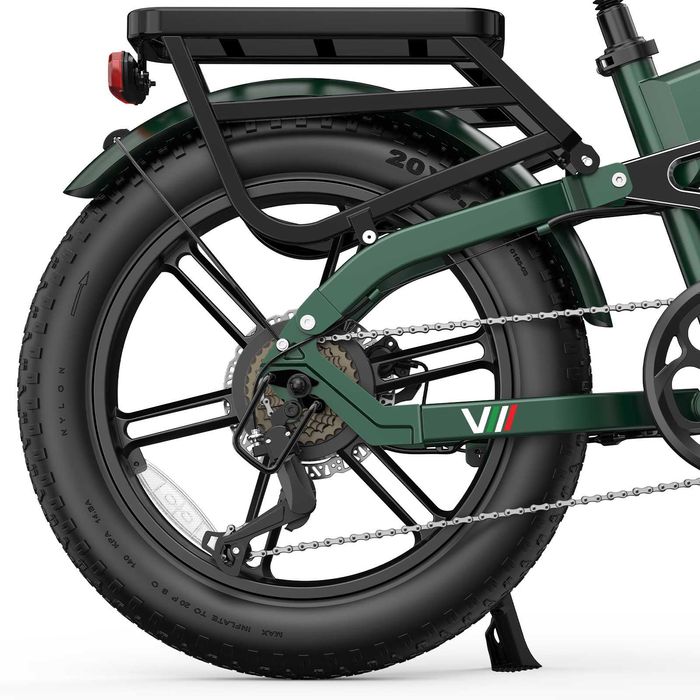 Rower elektryczny Ovivo V2 Pro 2.0 zielony, składak, fatbike