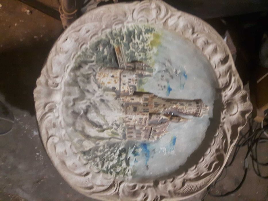 Gipsowy talerz na sciane