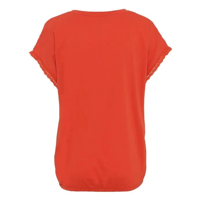 bluzka oversize z koronką 32-34